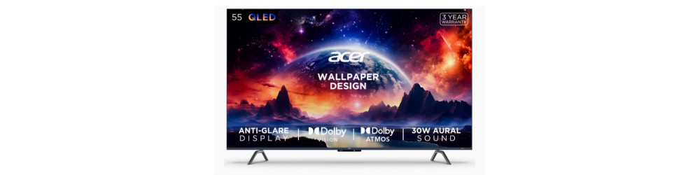 Television: Acer  (55 inches) Rs.52249 to Rs.54999